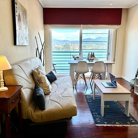 Holibai, Xanela, Duplex, Mar, Naturaleza, Baiona, Galicia アパート